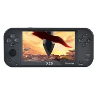 x20 5 1 inch handheld game console retro video games console for kids supporting 2 players and tv 2500mah 8gb