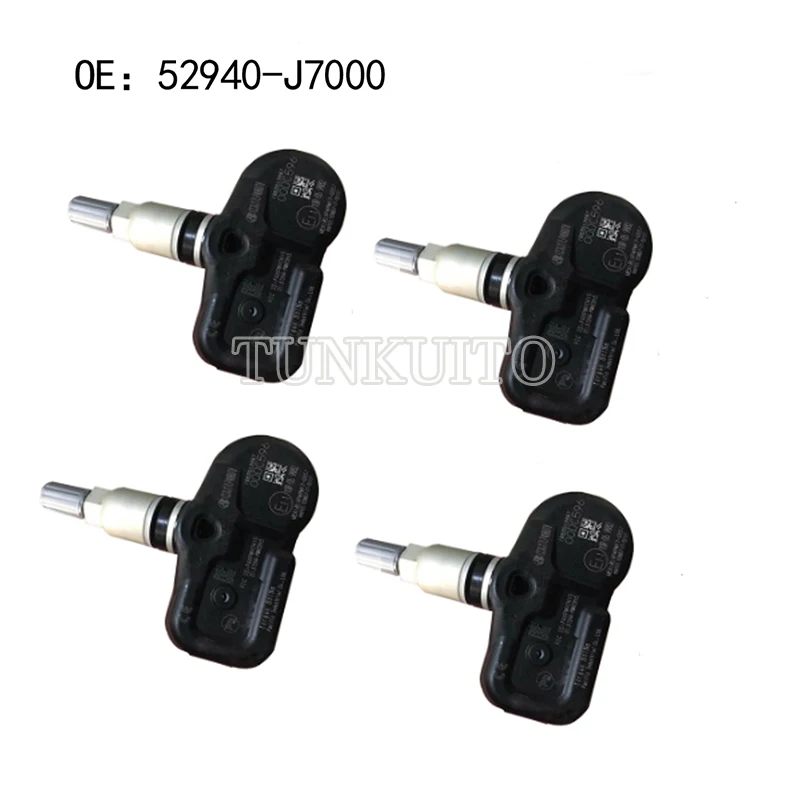 

52940-J7000 4PCS/Set Tire Pressure Sensor for Kia Ceed [CD](from 2018-05 to 2023-09) Kia Proceed [CD](from 2018-12 to 2025-04)