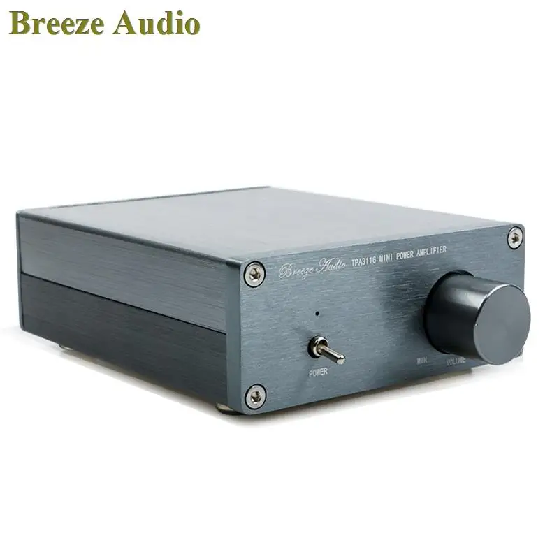 Breeze Audio BA100 HiFi Цифровой усилитель мощности класса D TPA3116D2 Улучшенный 100 Вт + мини