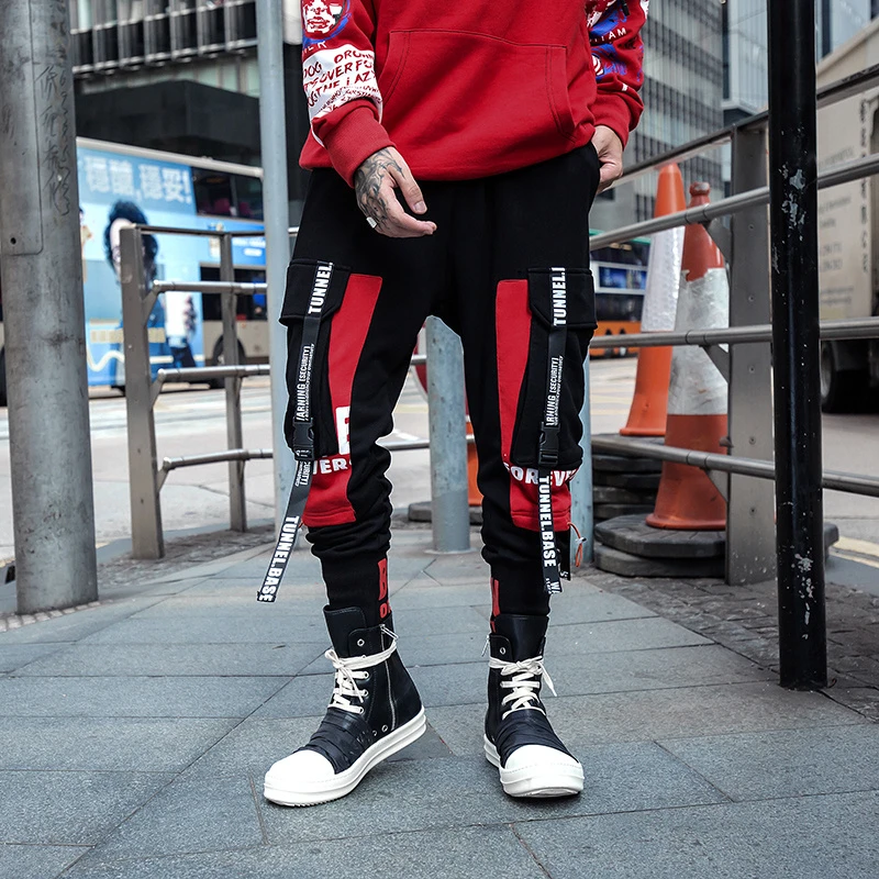 2019 новые мужские брюки с карманами и рюшами| |