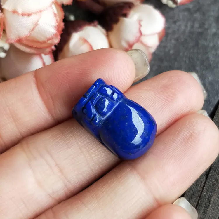 

one piece loose beads carved BRAVE TROOPS BLUE LAPIS pendant nature for making jewelry necklace FPPJ wholesale