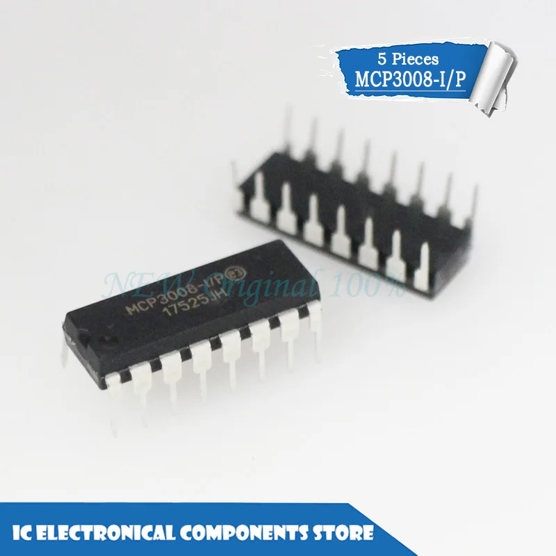 

New original MCP3008-I/P DIP14 5pcs/lot