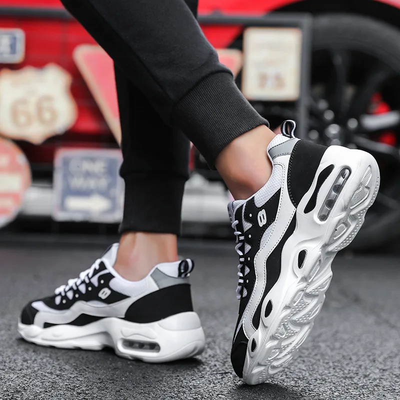 Новинка 2020 мужские и женские Прогулочные кроссовки беговые сетчатая дышащая