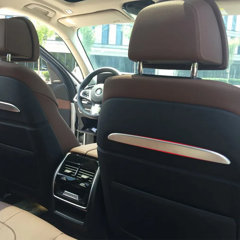 Полоски декоративные из АБС пластика для передних сидений BMW модель 2019 года 2