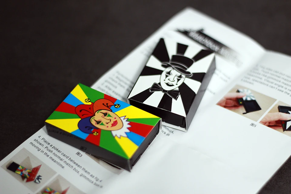 Tenyo коробки синхронизации/спичечная коробка (2 шт./компл.) Волшебные трюки тайная