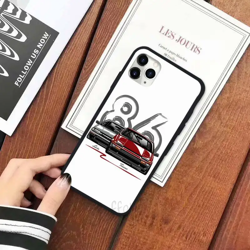 

Initial d Japan anime AE86 Phone Case for iPhone 11 12 pro XS MAX 8 7 6 6S Plus X 5S SE 2020 XR coque cover funda