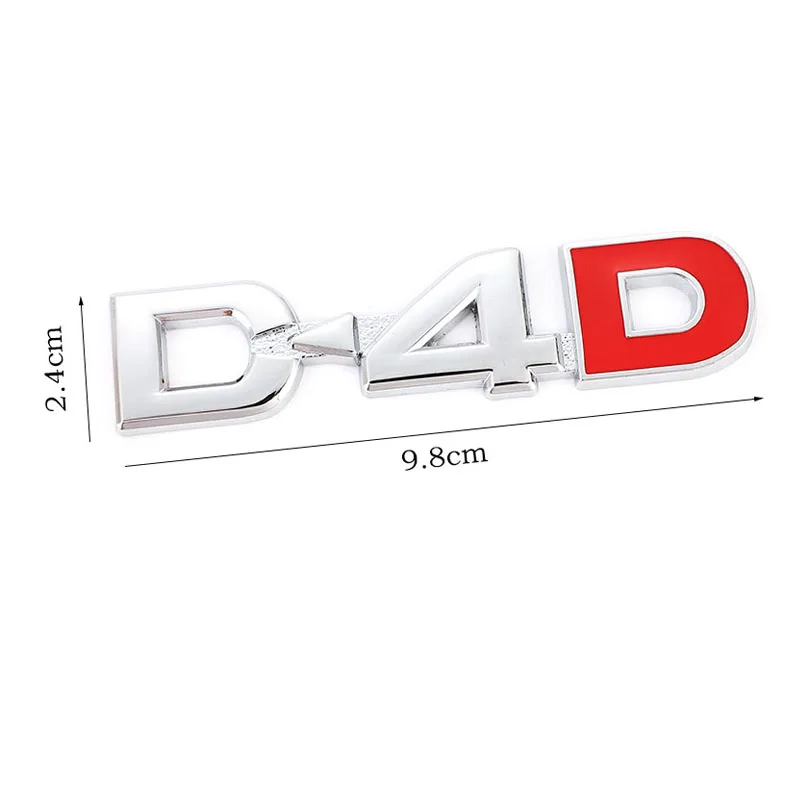 D4D D-4D логотип автомобиля Стикеры эмблема значок наклейка для Защитные чехлы