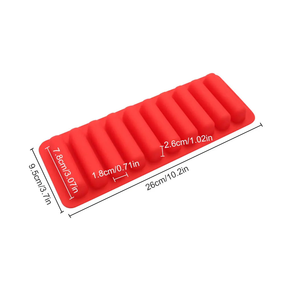 

Summer Artifact Silicone Ice Cube Tray Mold Fits For Water Bottle Ice Cream Pudding Maker Mold Bar Kitchen Tool