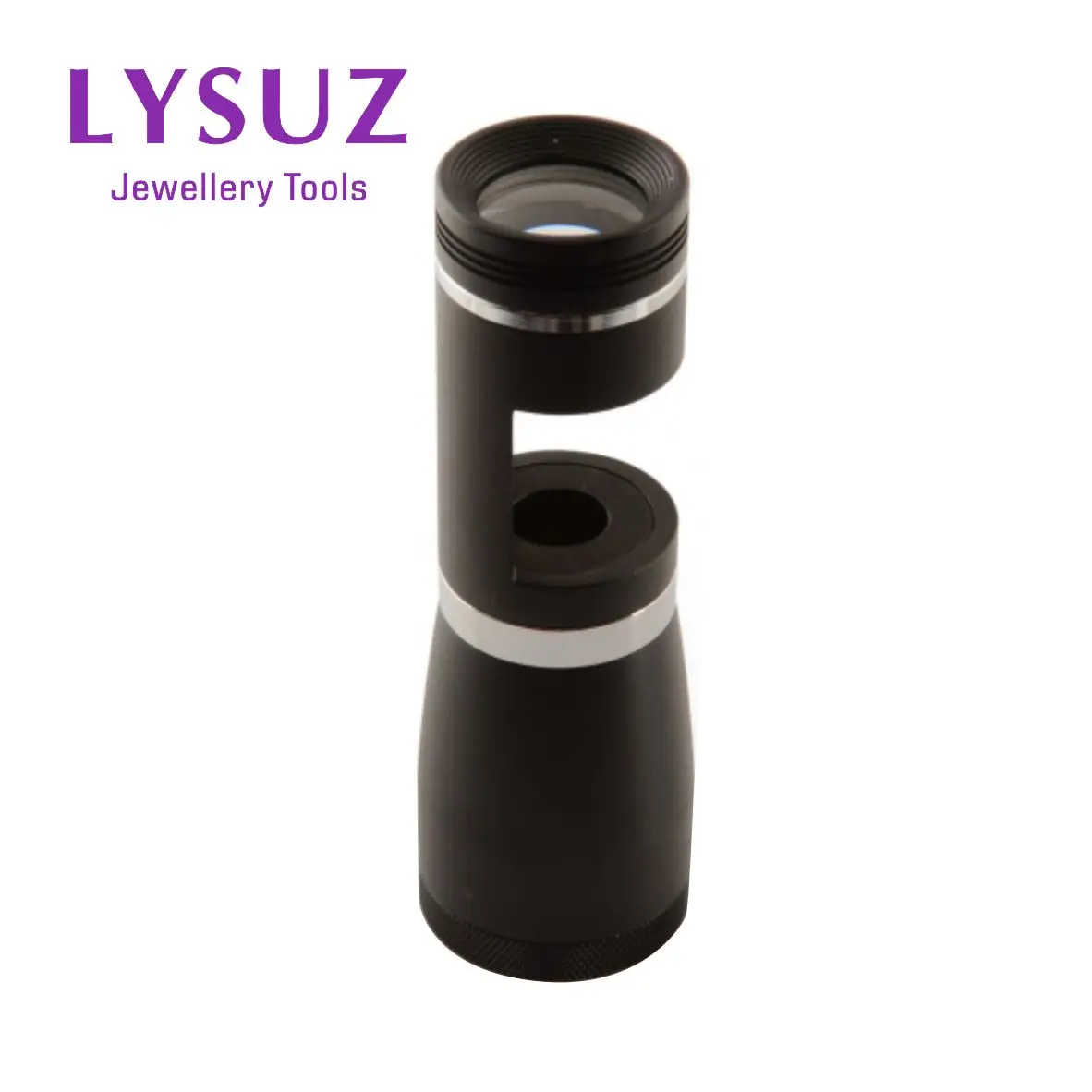 Портативная ручная Лупа с 10 кратным увеличением драгоценных камней темного поля