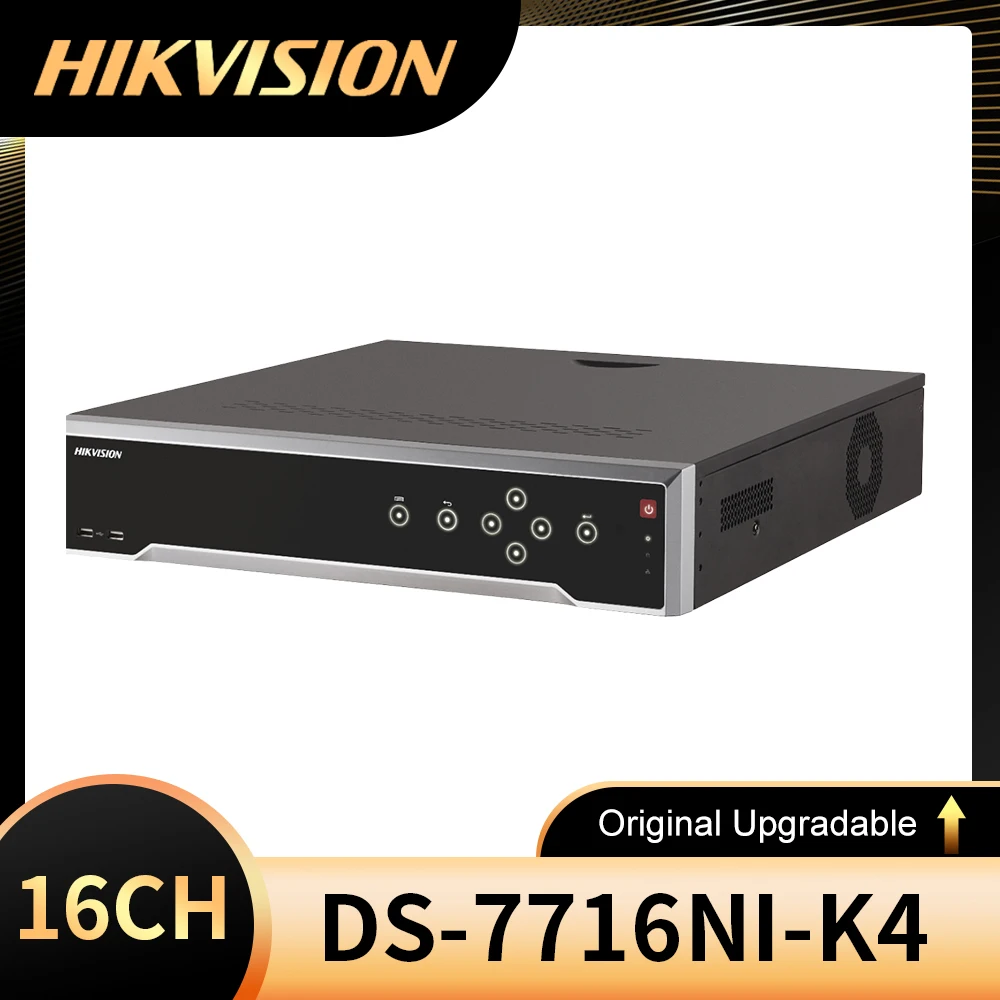 HIkvision 16ch H265 NVR 4k 16-канальная Поддержка до 8MP IP-камер DS-7716NI-K4 4 SATA | Безопасность и