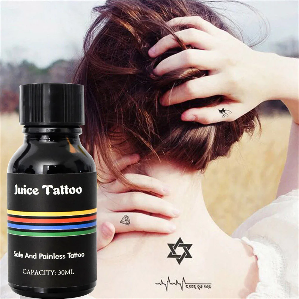 

Elegant Professional Semi Tattoo Paste Organic Juice Cones Ink Body Art Tattoo Cream ZG88