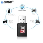 Беспроводной мини-адаптер Kebidu с USB, 150 Мбитс, Wi-Fi, приемник, внешняя сетевая карта, WiFi-адаптер 802.11nbg для Macbook Win108