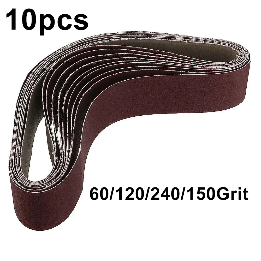 

Supplies Sanding Belts 10pcs 60/120/150/240 Grit Sander Polishing Grinding 2pcs Each Of 60/120/240 Grit, 4pcs 150 Grit