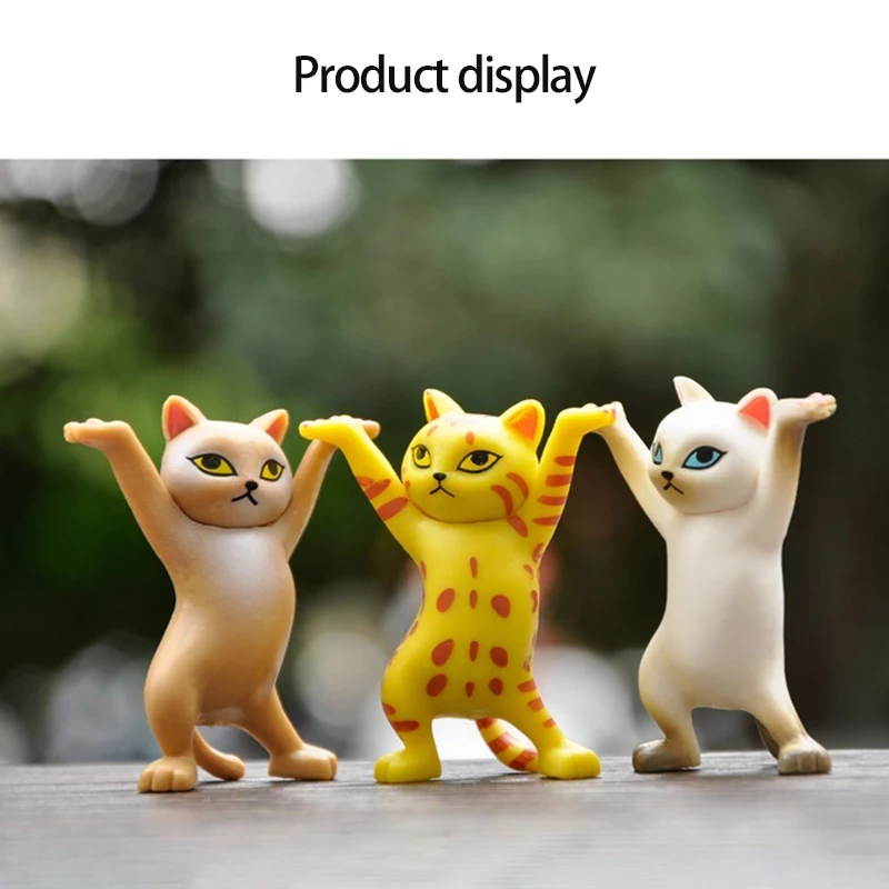 

5PCS Enchanting Cat Pen Holder Black Cat Carrying Coffin Bracket Cute Decoration Hand-made Home Decore Easter Decoration