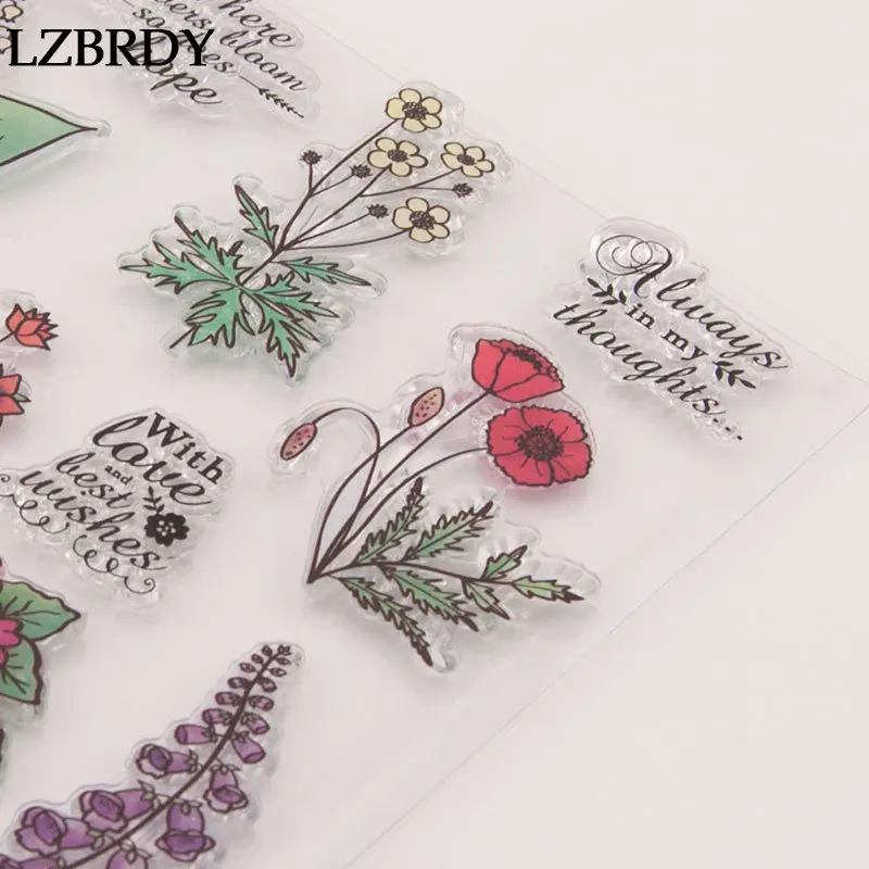 1 упаковка прозрачные резиновые штампы для скрапбукинга | Дом и сад