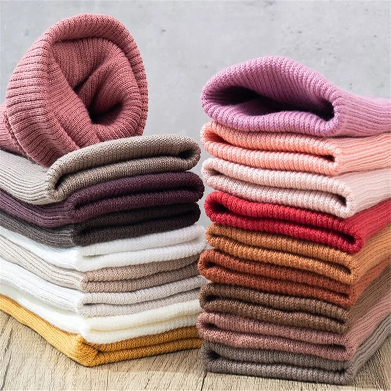 

1 Piece High Stretch Knitted Rib Collar Trims Fabric DIY Craft Cuff Hem Trouser Mouth of T-shirt Down Jacket Clothes Accessories