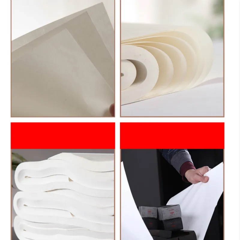 Tanie Drzewo Sandałowe Kora Xuan Papier Dorosły Chiński Krajobraz Malowidło Tuszowe Specjalny Surowy Papier Xuan Zagęścić Papier Ryżowy Tanpi