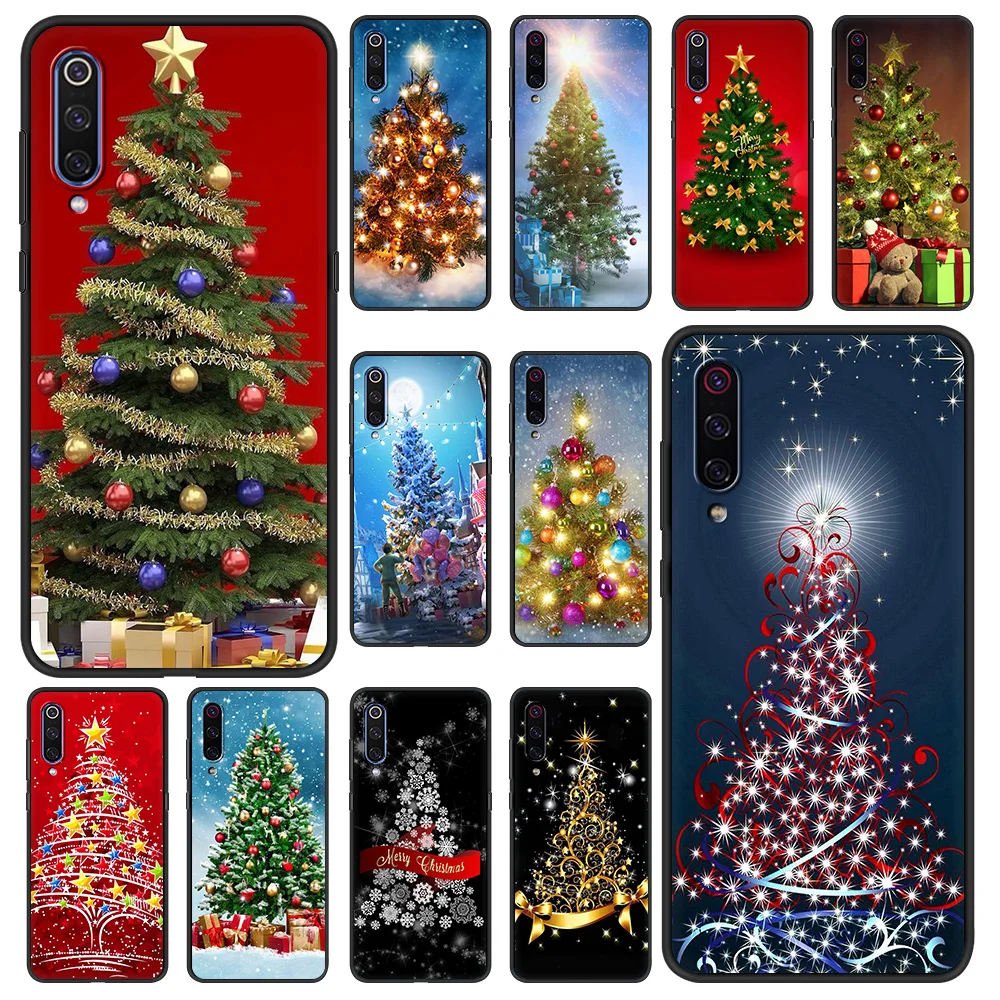 

Merry Christmas tree Shockproof Phone Case for Xiaomi Poco F3 X3 NFC M3 Mi 9T 11 Note 10T Pro Lite 5G Luxury Silicone Cover Bag