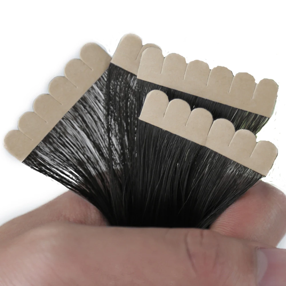 Toysww 4x0.8 Inch Mini Invisible Virgin Remy Tape In Human Hair Extension Double Sided Seamless Adhesive Glue Tape in Extensions Toysww 4x0.8 Inch Mini Invisible Virgin Remy Tape In Human Hair Extension Double Sided Seamless Adhesive Glue Tape in Extensions