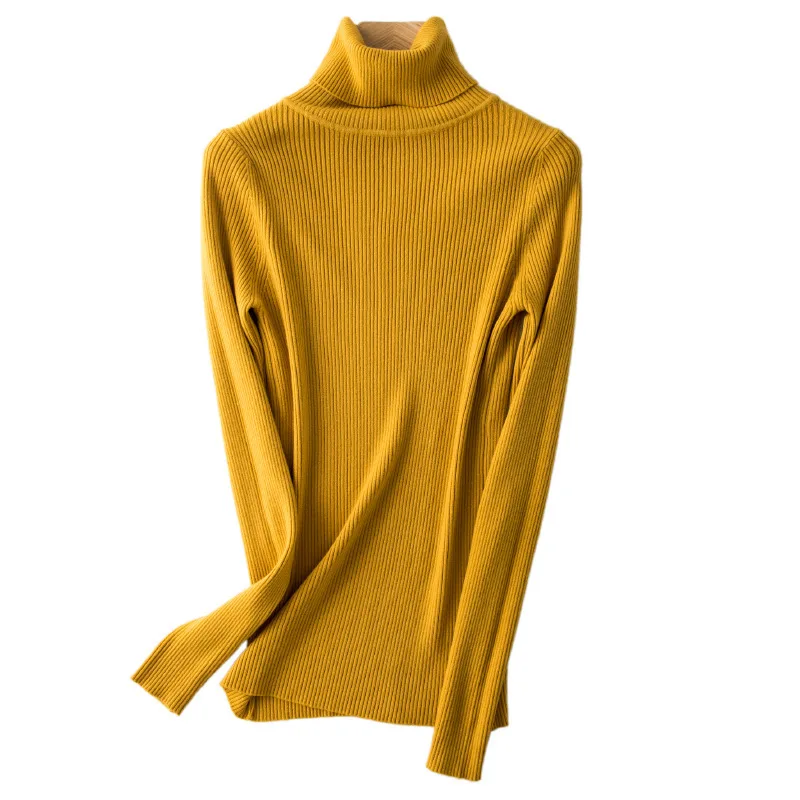 Осень-зима 2019 толстый свитер для женщин вязаный пуловер с длинным рукавом