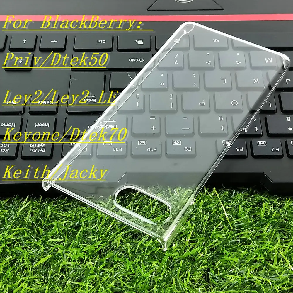Для BlackBerry Key2 Key2LE Priv Keyone Dtek50/70 Jacky Heith чехол с кристаллом для телефона Невидимый Жесткий ПК чехол Прозрачная защитная задняя крышка