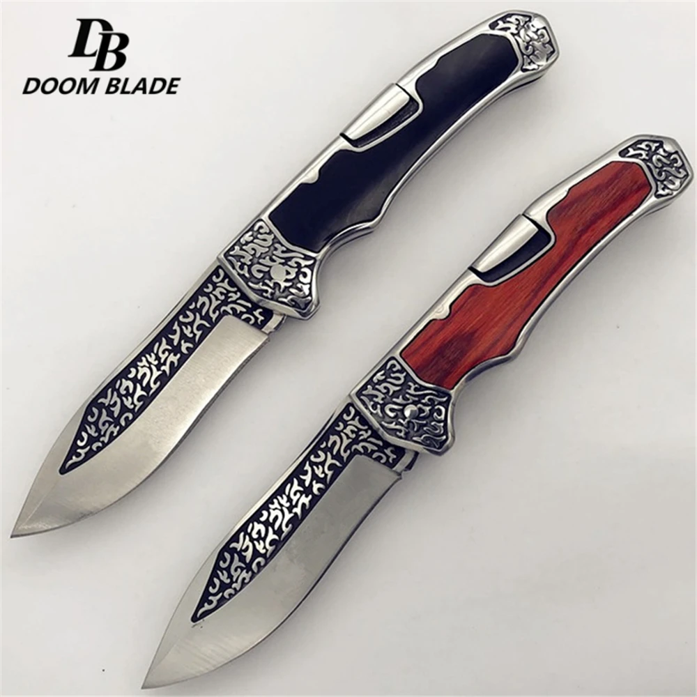 12 шт./лот ножи Складной нож 5CR13 стальное лезвие ручка из смолы походные охотничьи