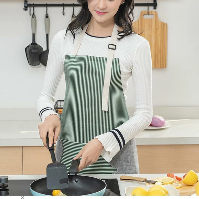

Hand Wiping Oxford Cloth Apron Cooking Baking Restaurant waterproof Pinafore Cleaning Protector For Women Men Dust Clothes Cover