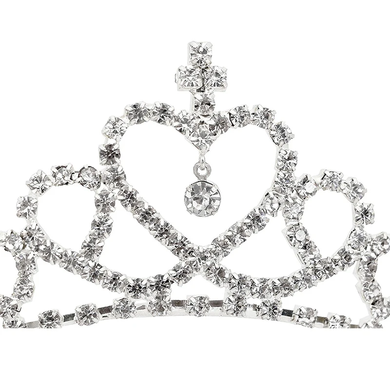 Tiaras de princesa para ni&ntilde;as y ni&ntilde;os, bandana para baile de graduaci&oacute;n, novia, dama de honor, accesorios para fiesta de boda, joyer&iacute;a para el cabello-3