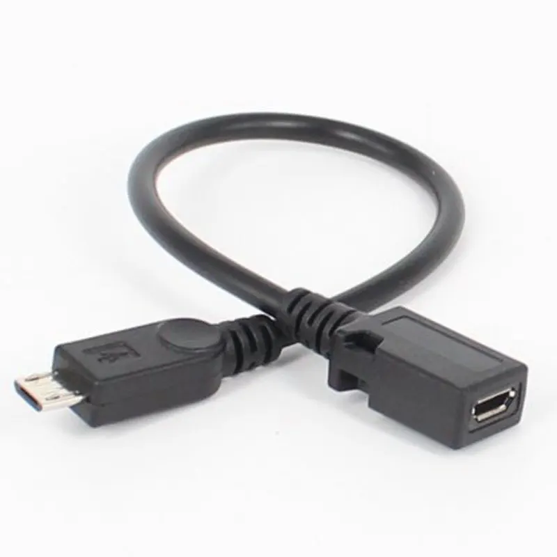 Micro USB 2 0 Тип B Мужской к женскому удлинитель Высокое качество кабель провод 5p