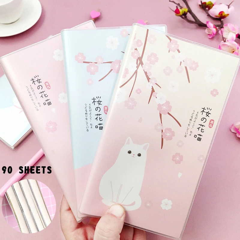 Блокнот cuaderno ежедневник планировщик чистый журнал набор кошка тетрадь для