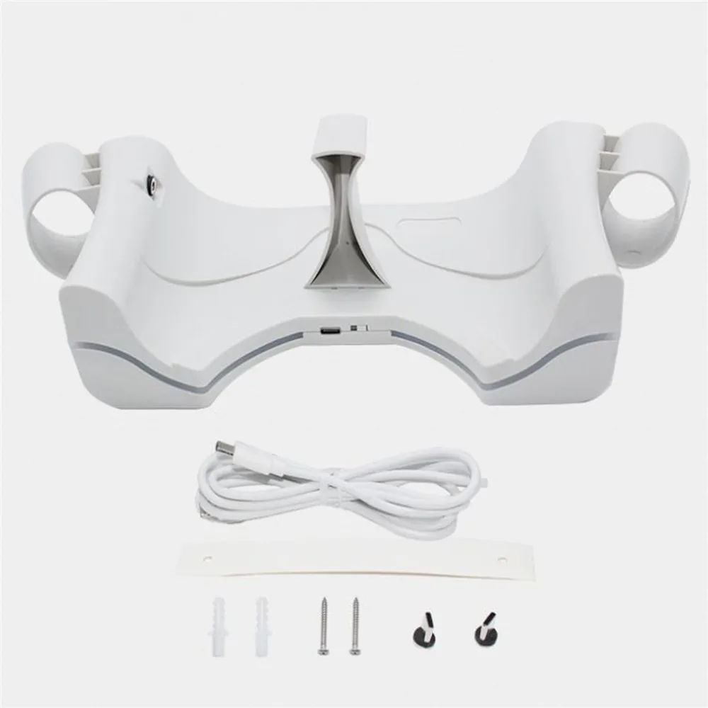 

For Oculus Quest 2 Multifunctional VR Handle Magnetic Charging Dock Wall-mount Storage Charging Rack Station VR Accessories