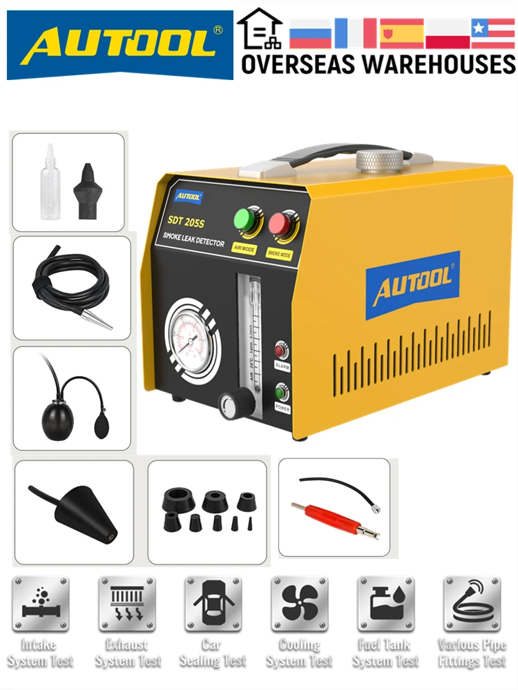 Car EVAP Smoke Machine Fuel Pipe System Leak Leakage Locator Diagnostic Tester Car EVAP Smoke Machine Fuel Pipe System Leak Leakage Locator Diagnostic Tester