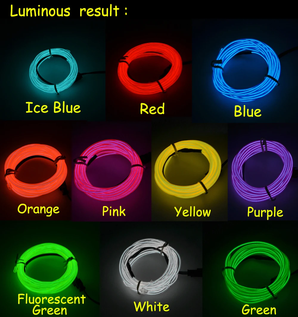 USB светильник неоновый 5 В для танцев и вечеринок|Светодиодные ленты| |