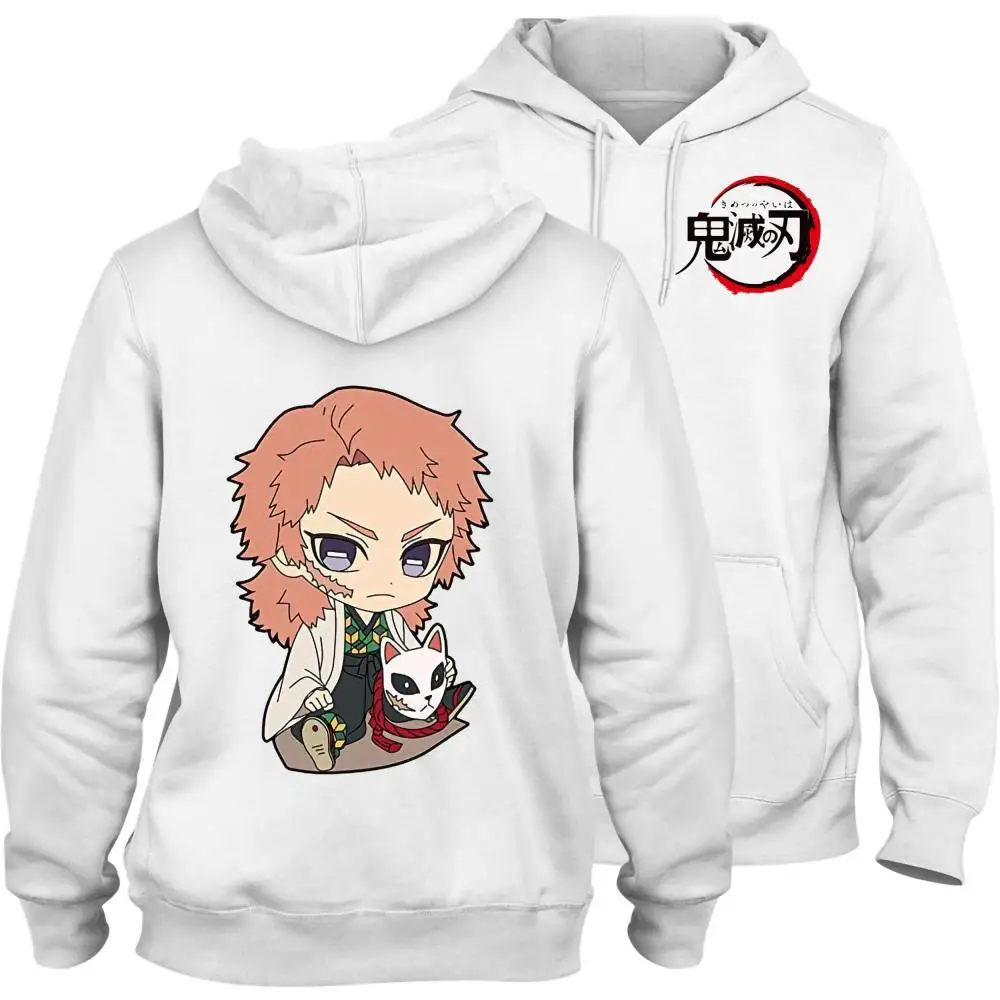 

Demon Slayer Agatsuma Zenitsu Cartoon High-Quality 100% Cotton Hoodie With Pocket Fleece Inside Thick Pullover