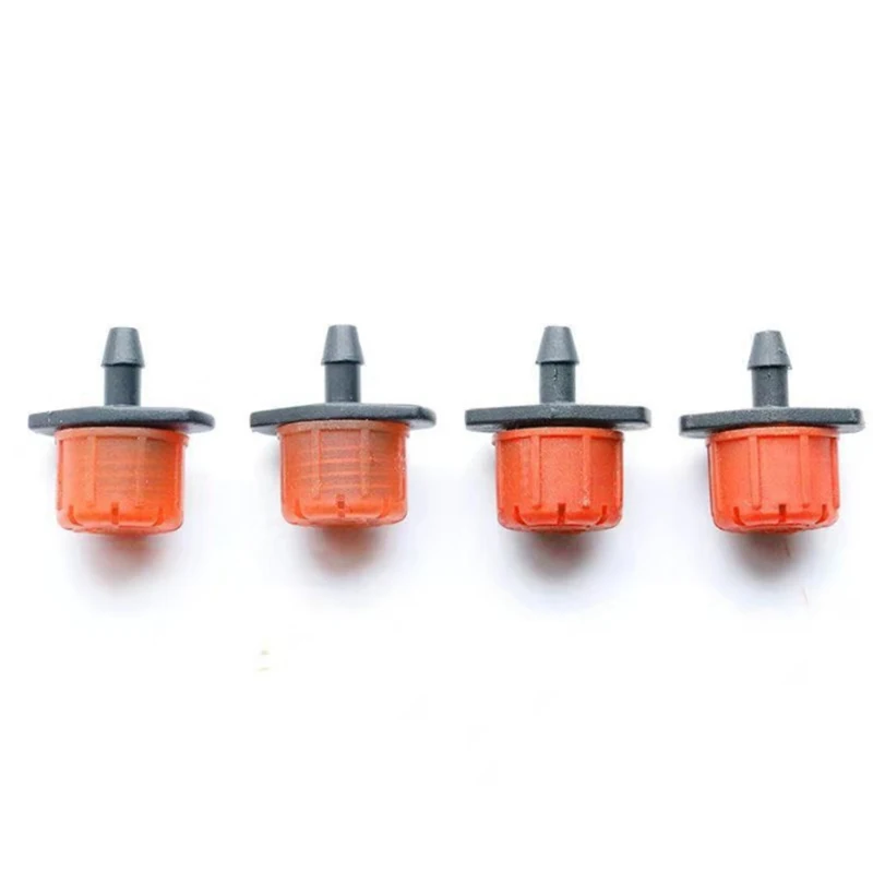 

100 Pcs Adjustable Irrigation Misting Micro Flow Dripper Drip Head Garden Hose Sprinklers Watering Tool Promotion