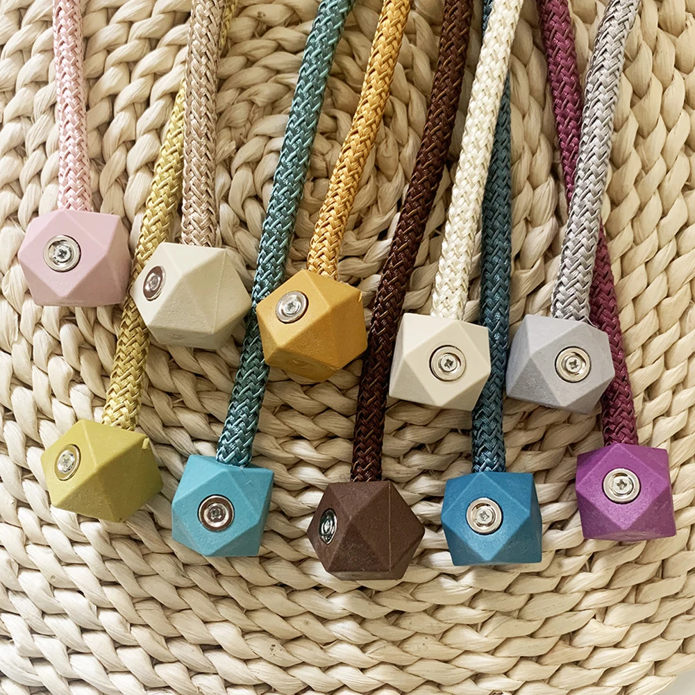 Хит продаж Модный магнитный держатель для занавесок из полиэстера крючки с