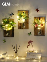 wall decoration bedroom wall room layout indoor wall hanging flowers creative living room wall pendant