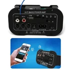 25 Вт автомобильный Bluetooth-совместимый сабвуфер Hi-Fi усилитель басов плата аудио TF USB 220 В12 В24 В