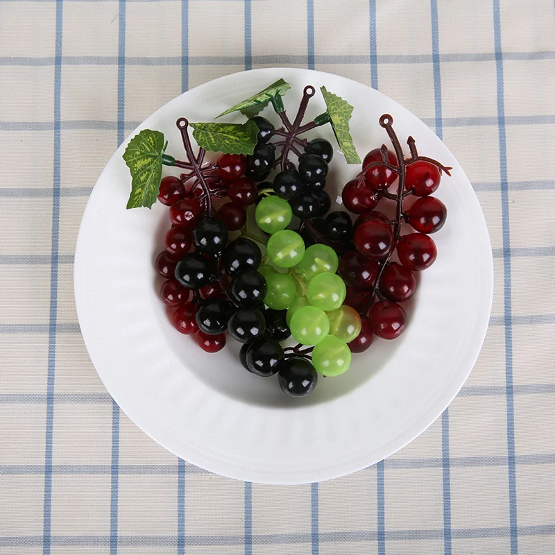 Черный красный зеленый искусственный виноград товары для свадьбы дня рождения