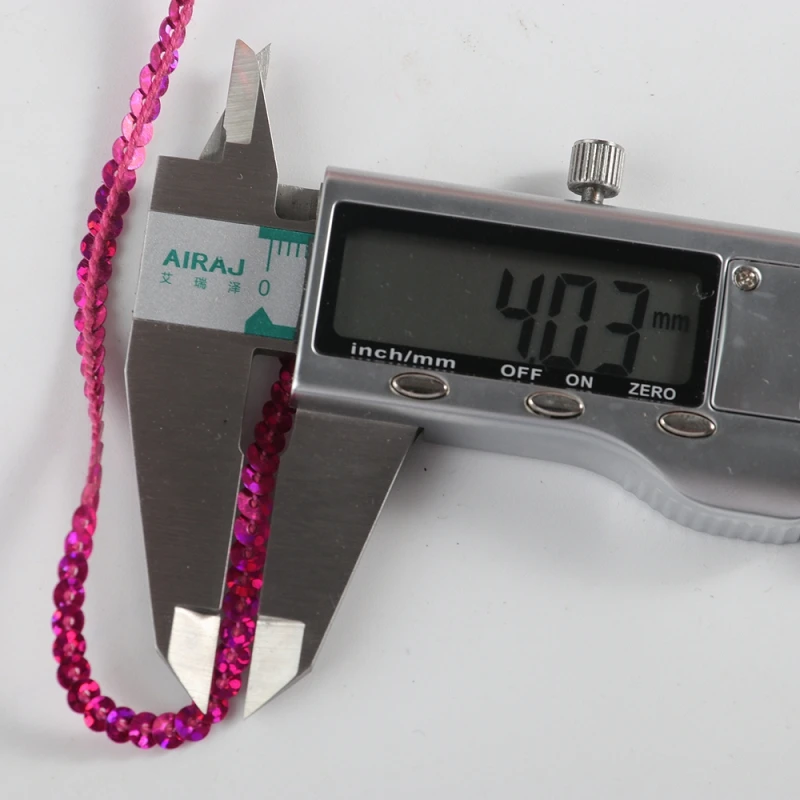 4 мм 10 ярдов лазерные блестки для рукоделия аксессуары шитья свадебных платьев