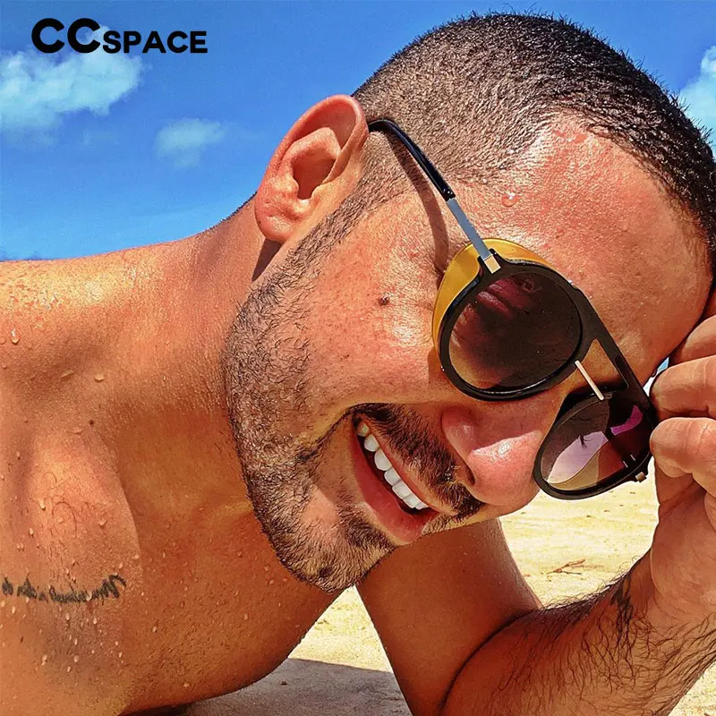 Паровые круглые солнцезащитные очки в стиле панк для мужчин и женщин 2019 модные