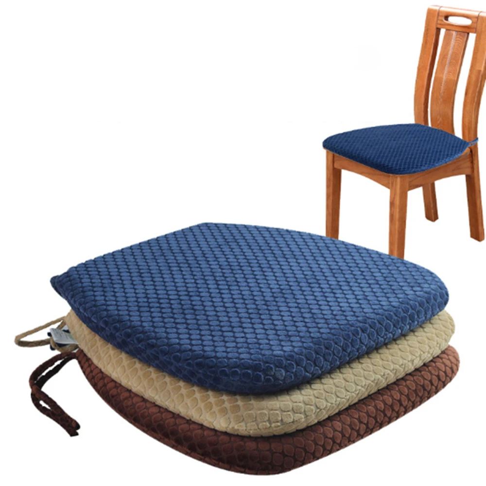 

New Chair Cushion Portable Removable Machine Washable Breathable Chair Cushion Seats Pad Restaurant Office Sofa Cushion Mat
