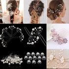 Женские заколки для волос с цветами и кристаллами