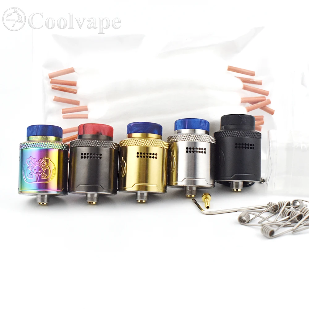 Дрип Drop Dead RDA 24 мм rda с атомайзером squonk BF PIN 316ss одной катушкой или двойной