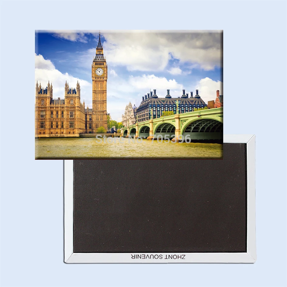 

London ,Uk tourist souvenirs,magnetic fridge magnets,Decoration Gift Photo Magnets,World Scene Tourist Photograph Memory