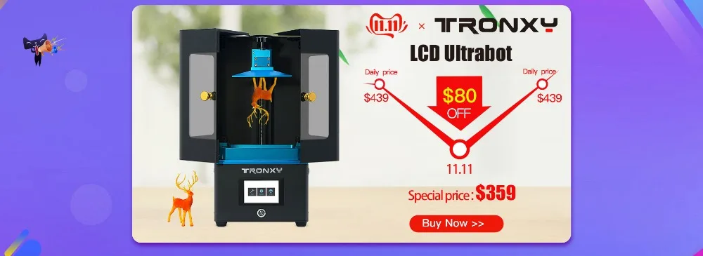 Модернизированный 3d принтер Tronxy X5SA DIY комплекты с сенсорным экраном автоматический уровень большой размер печати 330*330 мм Тепловая кровать 3d машина Датчик накаливания
