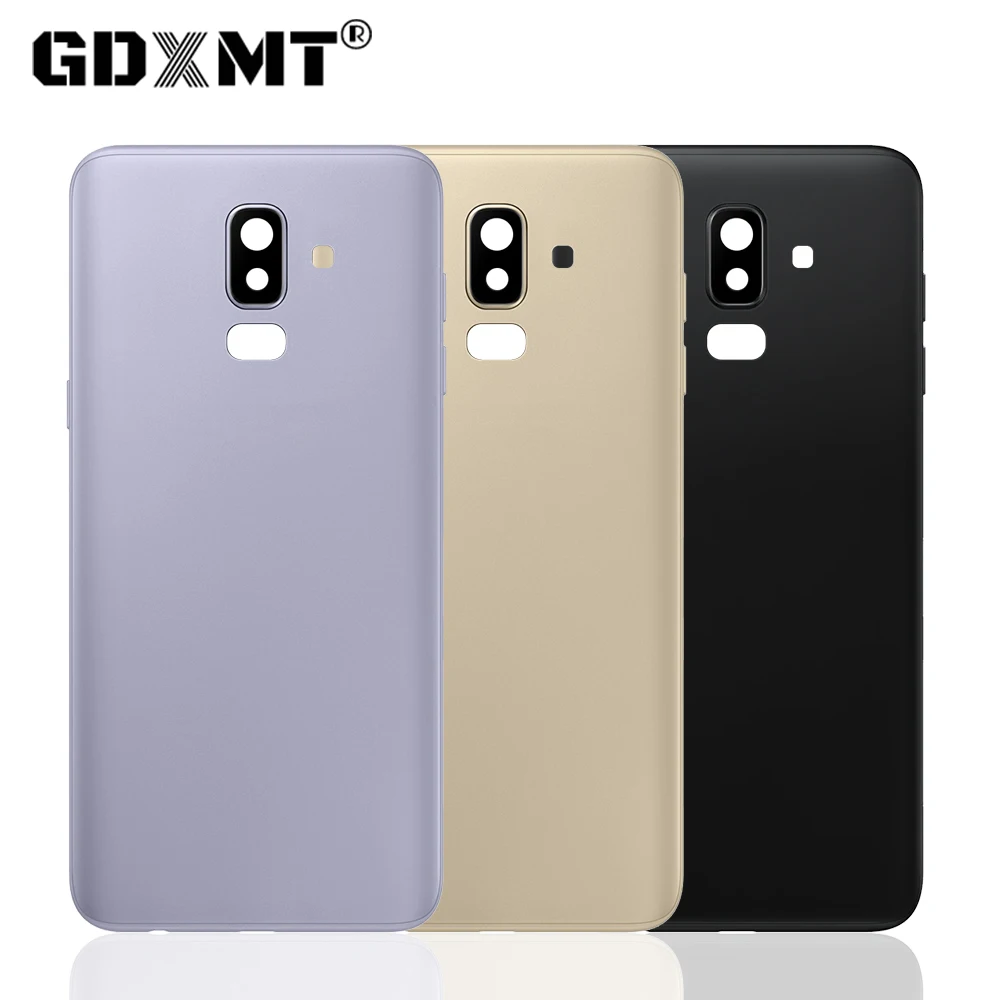 J8 полный корпус чехол для samsung Galaxy J8 J810 J810F SM-J810F задняя крышка батарейного отсека Дверь заднее стекло Корпус