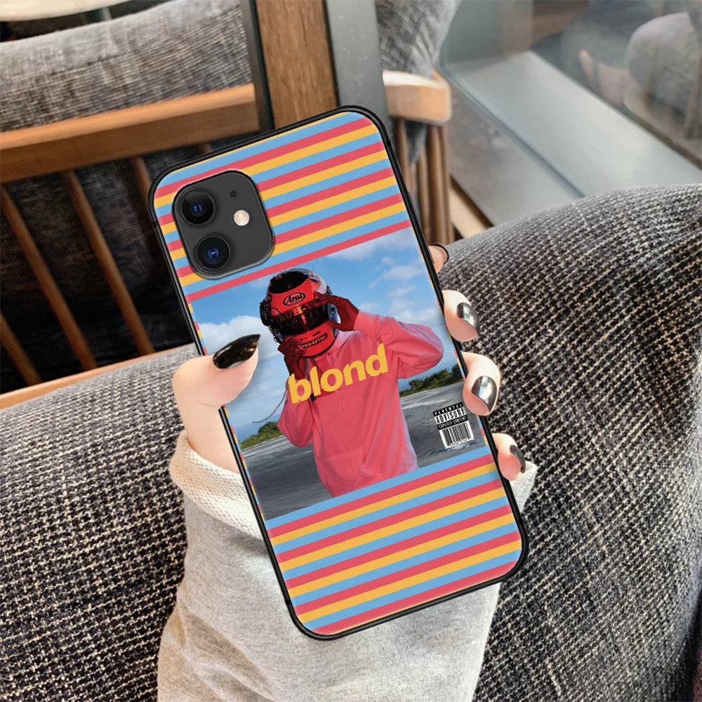 

Franke Blond Oceane Singer Phone Case Cover Hull For iphone 5 5s se 2020 6 6s 7 8 12 mini plus X XS XR 11 PRO MAX black Funda