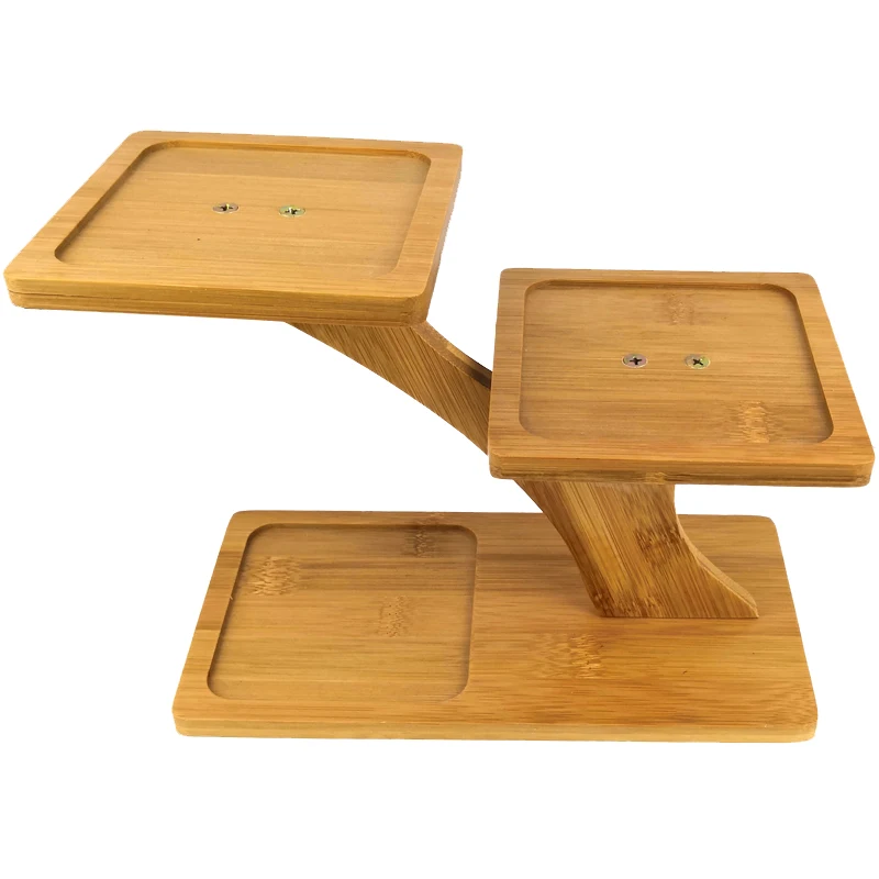 

Multi-layer Solid Wood Flower Stand For Balcony Living Room Office Desktop Novel Design Beautiful And Practical Plants Rack