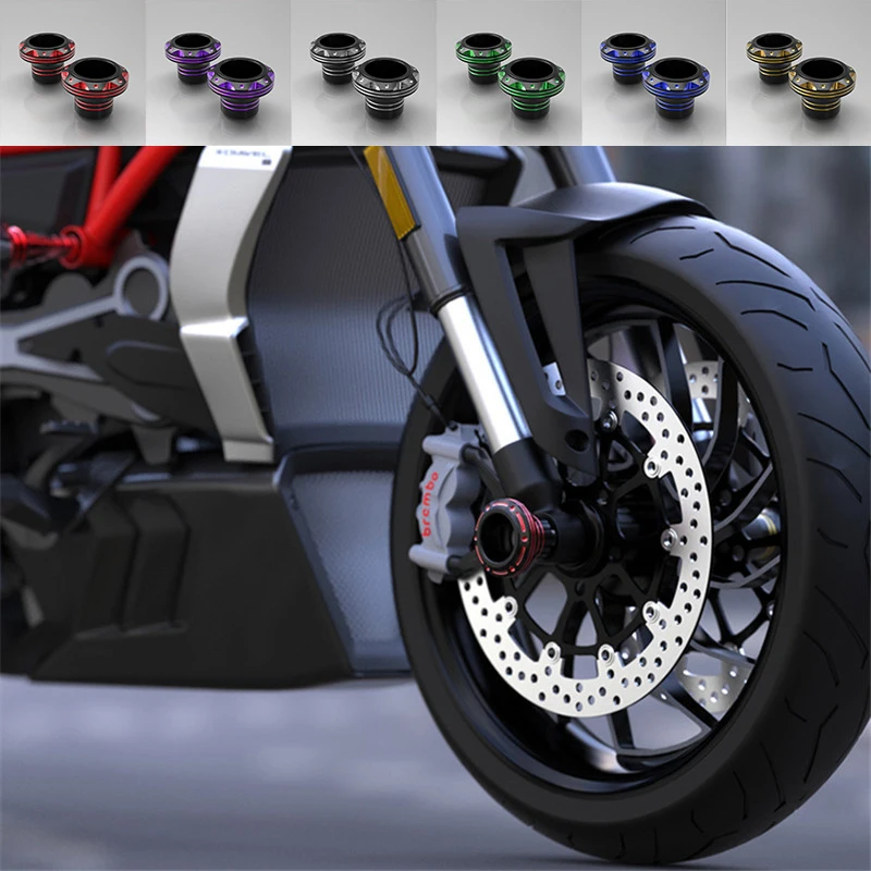 Цветная наклейка на колесо CNC аксессуары для мотоциклов аварийный слайдер защита